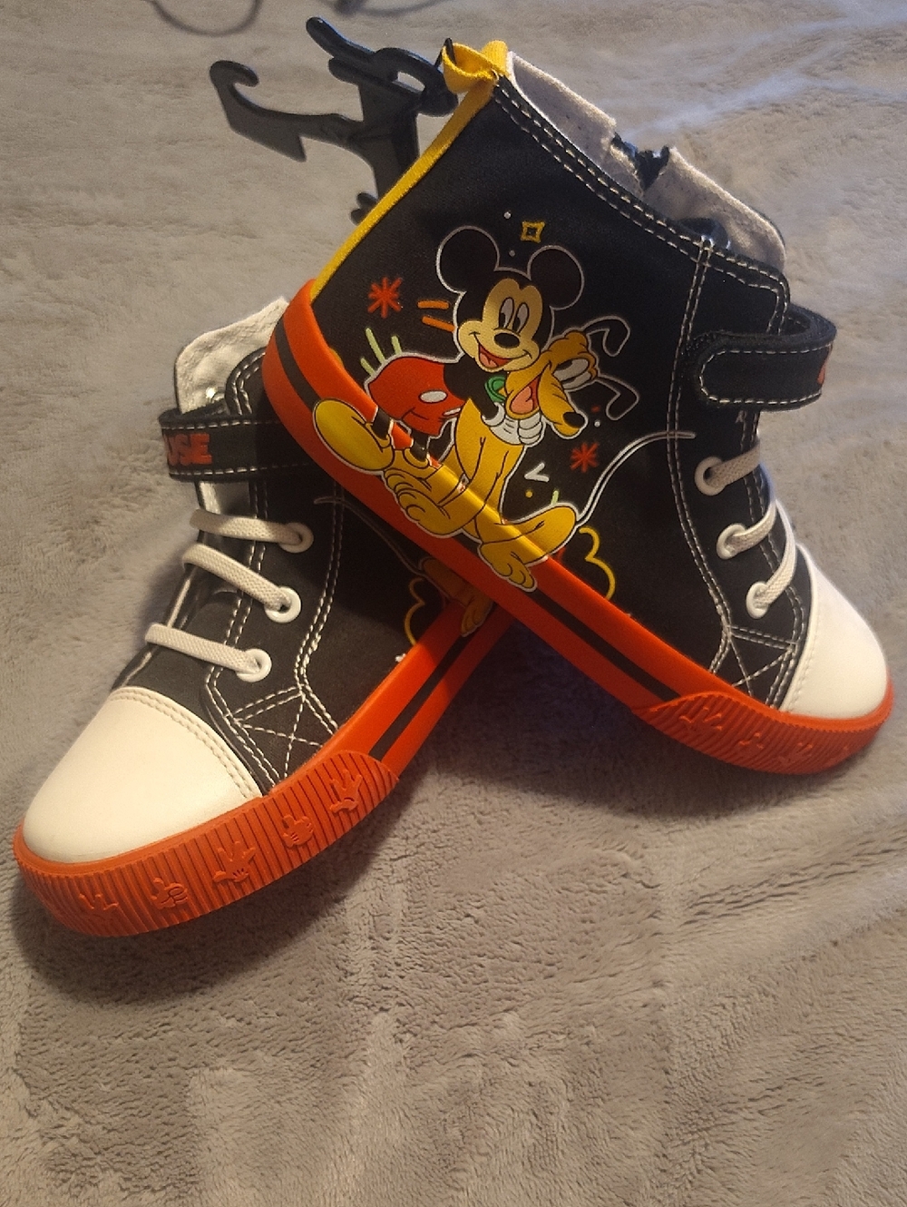 Mickey mouse high tops toddler shoes